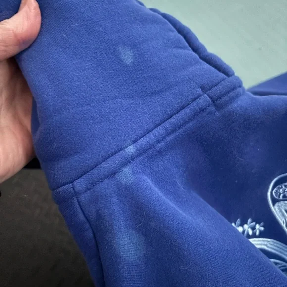 Pink Palm Puff royal blue hoodie size medium. - Picture 6 of 6